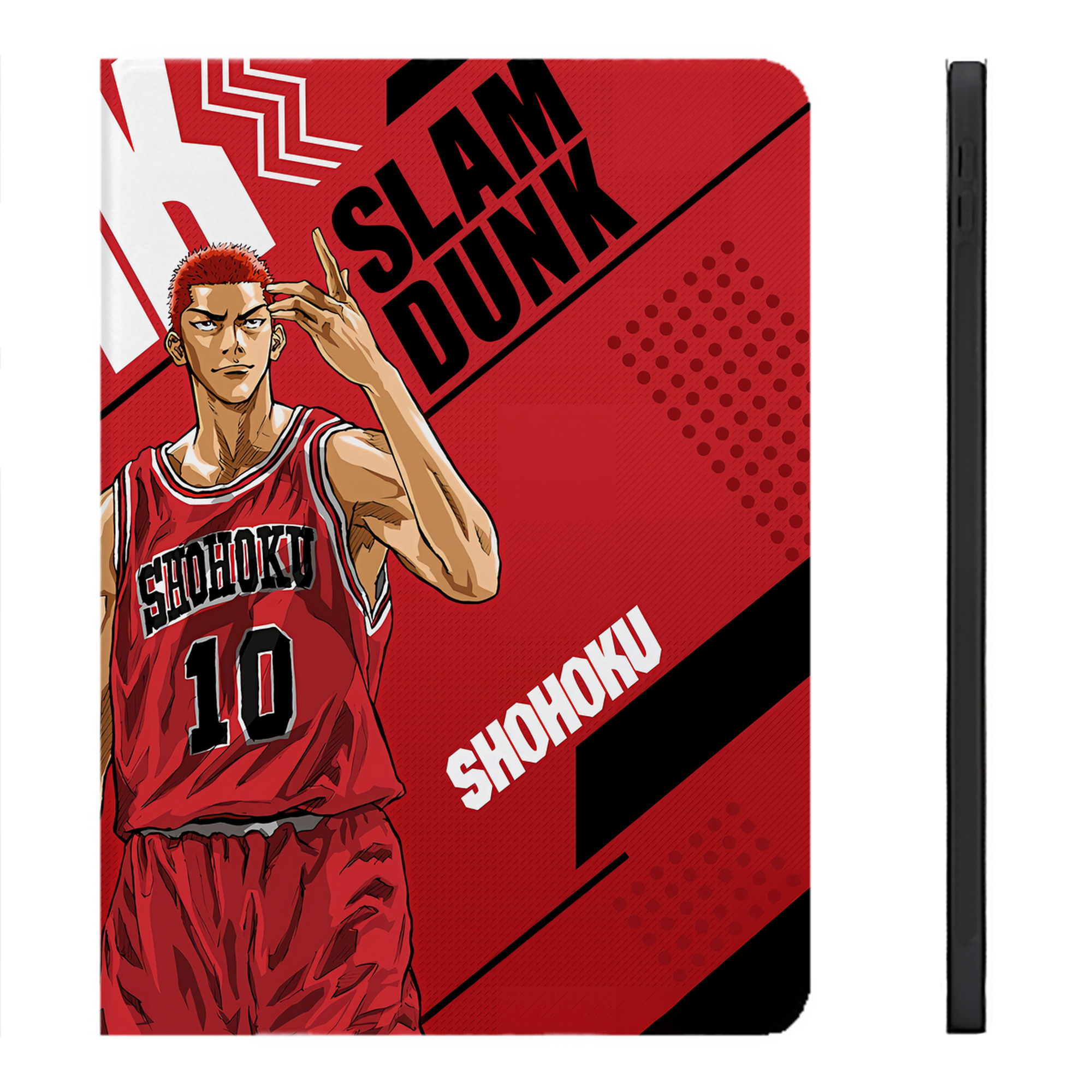 （画像用） SLAM DUNK／スラムダンク IPadケース ペンホルダー付き ブックスタイルデザイン